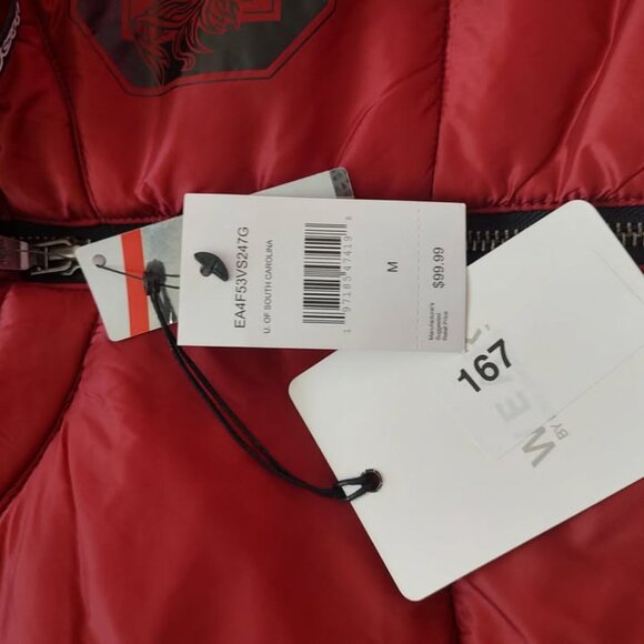 NWT SC Gamecocks Puffer Vest - Picture 2 of 3